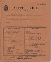 148802625; NMRN 2018/1/2; Exercise Book Pamela E Headington; exercise book