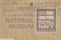 131486187; RNM 2015/175/1; Items Relating to Captain Charles Round-Turner and Empire Cruise in HMS Dauntless; scrapbook