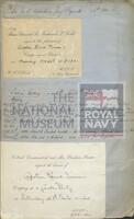 131486527; RNM 2015/175/1; Items Relating to Captain Charles Round-Turner and Empire Cruise in HMS Dauntless; scrapbook
