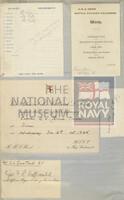 131486705; RNM 2015/175/1; Items Relating to Captain Charles Round-Turner and Empire Cruise in HMS Dauntless; scrapbook