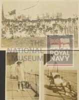 131491087; RNM 2015/175/1; Items Relating to Captain Charles Round-Turner and Empire Cruise in HMS Dauntless; scrapbook