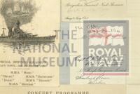 131492133; RNM 2015/175/1; Items Relating to Captain Charles Round-Turner and Empire Cruise in HMS Dauntless; scrapbook