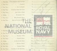131492663; RNM 2015/175/1; Items Relating to Captain Charles Round-Turner and Empire Cruise in HMS Dauntless; scrapbook