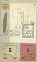 131493001; RNM 2015/175/1; Items Relating to Captain Charles Round-Turner and Empire Cruise in HMS Dauntless; scrapbook