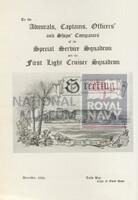 131494221; RNM 2015/175/1; Items Relating to Captain Charles Round-Turner and Empire Cruise in HMS Dauntless; scrapbook