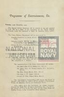 131495093; RNM 2015/175/1; Items Relating to Captain Charles Round-Turner and Empire Cruise in HMS Dauntless; scrapbook