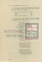131495267; RNM 2015/175/1; Items Relating to Captain Charles Round-Turner and Empire Cruise in HMS Dauntless; scrapbook