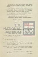 131495441; RNM 2015/175/1; Items Relating to Captain Charles Round-Turner and Empire Cruise in HMS Dauntless; scrapbook