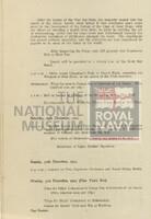 131495967; RNM 2015/175/1; Items Relating to Captain Charles Round-Turner and Empire Cruise in HMS Dauntless; scrapbook