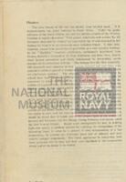131497021; RNM 2015/175/1; Items Relating to Captain Charles Round-Turner and Empire Cruise in HMS Dauntless; scrapbook