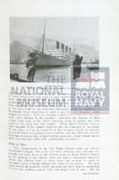 131497901; RNM 2015/175/1; Items Relating to Captain Charles Round-Turner and Empire Cruise in HMS Dauntless; scrapbook