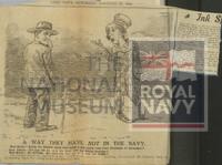 131503677; RNM 2015/175/1; Items Relating to Captain Charles Round-Turner and Empire Cruise in HMS Dauntless; scrapbook