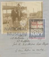 131506315; RNM 2015/175/1; Items Relating to Captain Charles Round-Turner and Empire Cruise in HMS Dauntless; scrapbook