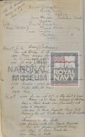 131506843; RNM 2015/175/1; Items Relating to Captain Charles Round-Turner and Empire Cruise in HMS Dauntless; scrapbook