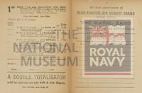 131507727; RNM 2015/175/1; Items Relating to Captain Charles Round-Turner and Empire Cruise in HMS Dauntless; scrapbook