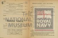 131508965; RNM 2015/175/1; Items Relating to Captain Charles Round-Turner and Empire Cruise in HMS Dauntless; scrapbook