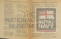 131509847; RNM 2015/175/1; Items Relating to Captain Charles Round-Turner and Empire Cruise in HMS Dauntless; scrapbook