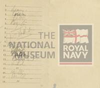 131510369; RNM 2015/175/1; Items Relating to Captain Charles Round-Turner and Empire Cruise in HMS Dauntless; scrapbook