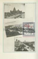 131510893; RNM 2015/175/1; Items Relating to Captain Charles Round-Turner and Empire Cruise in HMS Dauntless; scrapbook