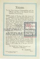 131511067; RNM 2015/175/1; Items Relating to Captain Charles Round-Turner and Empire Cruise in HMS Dauntless; scrapbook