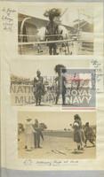 131512095; RNM 2015/175/1; Items Relating to Captain Charles Round-Turner and Empire Cruise in HMS Dauntless; scrapbook