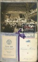131512623; RNM 2015/175/1; Items Relating to Captain Charles Round-Turner and Empire Cruise in HMS Dauntless; scrapbook