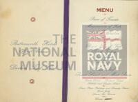 131513311; RNM 2015/175/1; Items Relating to Captain Charles Round-Turner and Empire Cruise in HMS Dauntless; scrapbook