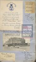 131514527; RNM 2015/175/1; Items Relating to Captain Charles Round-Turner and Empire Cruise in HMS Dauntless; scrapbook