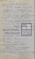 131515397; RNM 2015/175/1; Items Relating to Captain Charles Round-Turner and Empire Cruise in HMS Dauntless; scrapbook