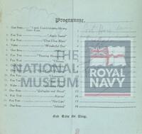 131517861; RNM 2015/175/1; Items Relating to Captain Charles Round-Turner and Empire Cruise in HMS Dauntless; scrapbook