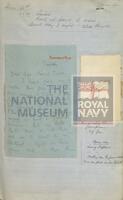 131519427; RNM 2015/175/1; Items Relating to Captain Charles Round-Turner and Empire Cruise in HMS Dauntless; scrapbook