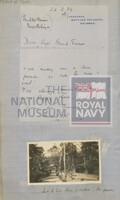 131521525; RNM 2015/175/1; Items Relating to Captain Charles Round-Turner and Empire Cruise in HMS Dauntless; scrapbook