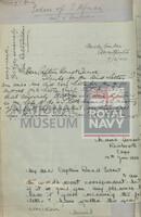 131522225; RNM 2015/175/1; Items Relating to Captain Charles Round-Turner and Empire Cruise in HMS Dauntless; scrapbook