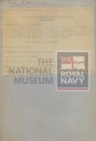 131523461; RNM 2015/175/1; Items Relating to Captain Charles Round-Turner and Empire Cruise in HMS Dauntless; scrapbook