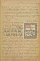 135864847; RNM 1988/259/1; Diary of the Empire Cruise; diary