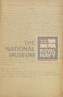 135868239; RNM 1988/259/1; Diary of the Empire Cruise; diary